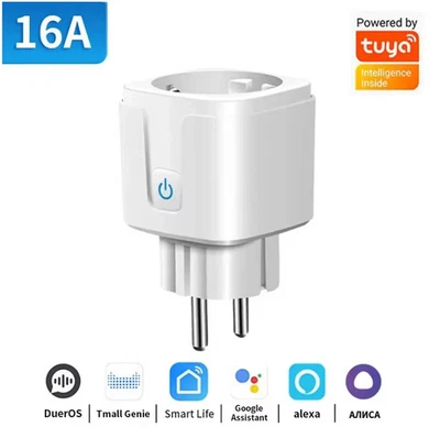 UNBRAND ✅ Presa intelligente Tuya 16A Wifi Smart Plug ALEXA GOOGLE HOME - SMART PLUG ✅