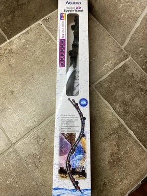 Varita de burbuja LED flexible multicolor de 21 pulgadas Aqueon luz para acuario Foto 1 de 4