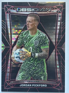 Jordan Pickford 2024-25 Panini Obsidian Electric Etch Red Pulsar /44 - Bild 1 von 9