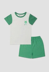 Monica + Andy Boys’ Golf Day Short Sleeve Tee + Shorts Set Size 6/7 - Picture 1 of 4