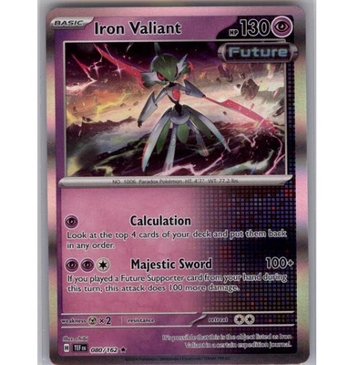Iron Valiant - Holo Rare SV05: Temporal Forces 080/162 NM - Image 1 of 2