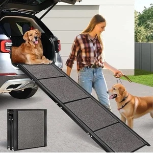 CJYMMFAN 170CM Folding Dog Car Ramp Non-Slip Pet Steps, Large Dogs up to 115KG - Picture 1 of 11