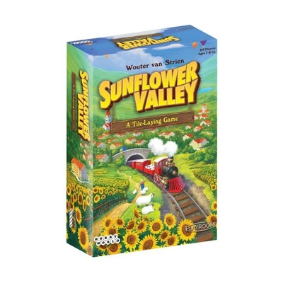 Juego de mesa de entretenimiento para sala de juegos Sunflower Valley - A Tile Laying Ga Box EX/NM Foto 1 de 2
