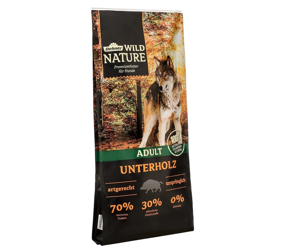 Dehner Wild Nature Hundetrockenfutter Adult Unterholz 12 kg Adult Unterholz 12