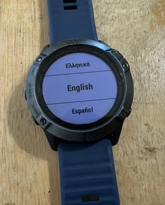 Garmin fēnix 6X Sapphire 51mm GPS Watch - Black w/ Blue Strap (010-02157-10) - Picture 1 of 12