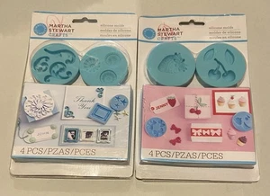 Martha Stewart Crafts 2 Sets Silikonformen - NEU! Süßwarenladen & Deko - Bild 1 von 2