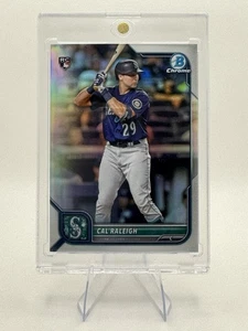 Bowman Chrome Cal Raleigh Refractor 357/499 Rookie RC #51 2022 - Imagen 1 de 2