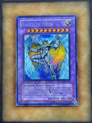 Yugioh Rainbow Neos PTDN-EN044 Secret Rare 1st Ed NM - Image 1 of 3