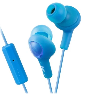 JVC HAFR6A Gumy Plus Headphones (Blue) Blue Standard Packaging - Image 1 of 4