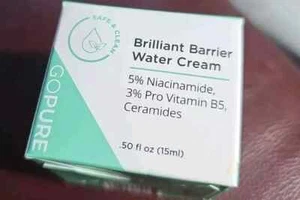 Mini Brilliant Barrier Water Cream 15ml – Hydrating Face Moisturizer Travel Size - Picture 1 of 5