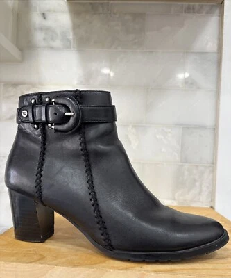 Botines Thom Mcan de cuero negro con cremallera lateral para mujer talla 7 de EE. UU. Foto 1 de 4