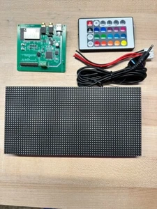ESP32 Mesmerizer w/ Matrix, PCB, Mic, IR Receiver, Remote (NightDriver) - Picture 1 of 3