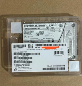NEW Intel D3-S4510 SSD 3.84TB NVMe U.2 3D TLC Solid State Drive SSDSC2KB038T8 - Afbeelding 1 van 3