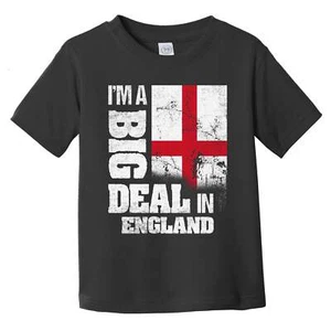 Camiseta I'm A Big Deal In England Divertida Bandera Inglesa Infantil Niño Pequeño - Imagen 1 de 2