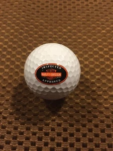 LOGO GOLF BALL-HARLEY DAVIDSON MOTOR CYCLES..INSPECTED-APPROVED..NEW!! - Picture 1 of 2