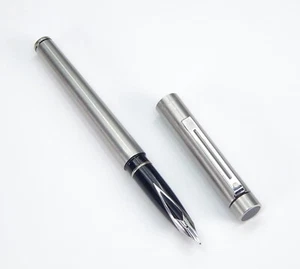 Sheaffer Targa Steel Fountain Pen - Nib 'F' - Picture 1 of 14