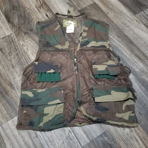Northwest Territory Men's Size Medium Camo Vest Hunting Shooting Game Pouch - Picture 1 of 7