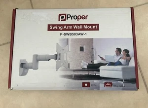 ProperAV TV Wall Bracket for 24'' 28'' 32'' 37'' 40'' 42'' 43'' VESA Max 30kg - Picture 1 of 7