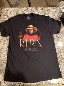 Reba McEntire Rumor Has It Medium Black New T-shirt (30th) - Imagen 1 de 5