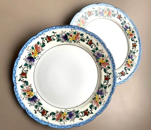 Two Japanese Old Foreign Porcelain China Side Plates 16cm Diameter - Imagen 1 de 7