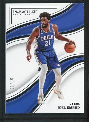 2022-23 JOEL EMBIID 98/99 PANINI IMMACULATE COLLECTION - Image 1 of 2