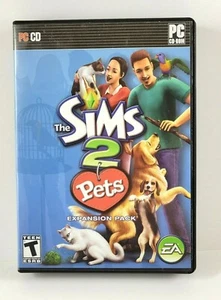 Paquete de Expansión de 2 Mascotas Los Sims - Software de CD-ROM PC EA 2006 con Discos 1 y 2 - Imagen 1 de 5