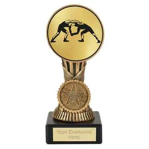 Wrestling Award Personalised 13cm (5 1/8") Orb Trophy - Picture 1 of 3