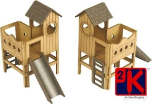 Metcalfe PO513 Children's Play Area Die Cut Coloured Card Kit 00 Gauge POD Post - Picture 1 of 8