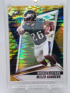 2021 Panini Rookies & Stars Miles Sanders GOLD Pulsar Prizm #/15! Cowboys RB!! - Picture 1 of 12