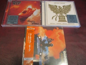 URIAH HEEP SALISBURY RARE JAPAN OBI Replica K2 20 BIT MASTERED CD + 2 BONUS CDS - Picture 1 of 1