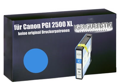 1x Tintenpatrone XXL für Canon MAXIFY MB5050 MB5150 MB5350 ersetzt PGI-2500 CY - Bild 1 von 4