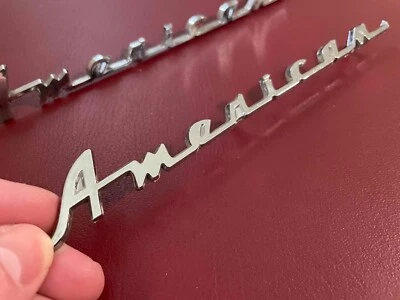 1958 1959 1960 AMC Rambler American Emblems Vintage American Motors Hot Rat Rod - Image 1 of 4