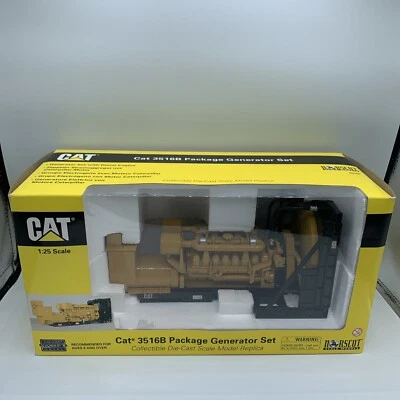 Vintage 1/25 NORSCOT 55100 Die-Cast CAT 3516B Generator Set, Sealed - Image 1 of 4