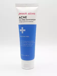 (2) Peach Slices Acne Oil-Free Moisturizer Satin Matte Finish 0.5% Salicylic - Picture 1 of 2