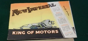 Original Sales Brochure for New Imperial Motorcycles "King of Motors" 1937 - Picture 1 of 2