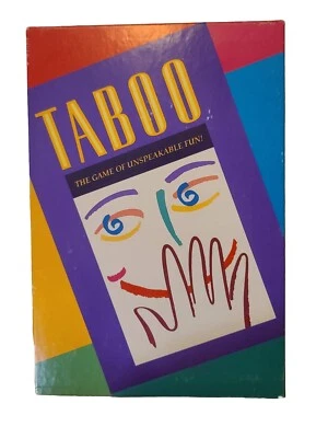 Vintage Taboo "The Game of Unspeakable Fun!" Family Game 1989. Broken Buzzer - Image 1 of 3