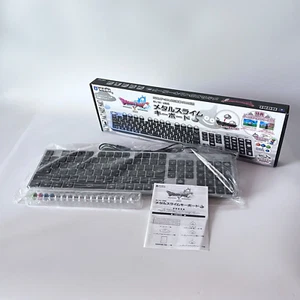 HORI HWI-52 Nintendo Dragon Quest X Metal Slime Keyboard Wii U/PC Complete Box - Picture 1 of 24