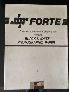 Very Rare Forte B&W  Photographic Paper 12”x16” 50 Sheets