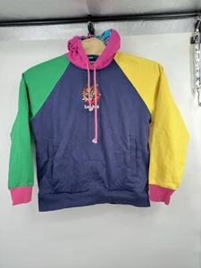 Teddy Fresh X Looney Tunes bestickt Farbblock Hoodie Sweatshirt Größe xS - Bild 1 von 11