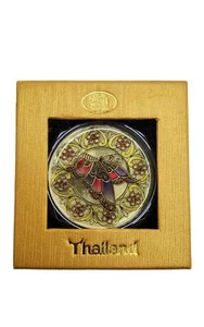 Espejo doble compacto Sinthai Thialand asiático muy ornamental - Imagen 1 de 5