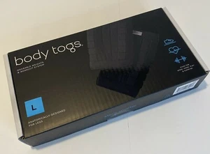 BODY TOGS FOR LEGS - WEARABLE WEIGHTS FOR LEGS, SIZE LARGE - UNISEX, BLACK - Picture 1 of 12