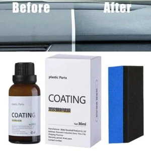 Plastic Parts Crystal Coating Kit Car Refresher Agent Maintenance Accessories - Picture 1 of 16