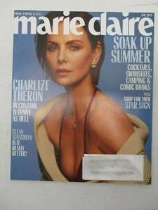MARIE CLAIRE MAGAZINE JUNE 2019 CHARLIZE THERON SOAK UP SUMMER ISSUE - Picture 1 of 2