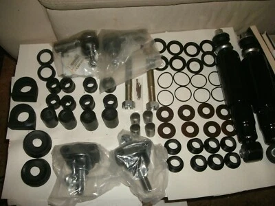 KIT DE SUSPENSIÓN TRIUMPH TR6 pies, rótulas, extremos, botas de rack, amortiguadores, tr4-a, tr250 Foto 1 de 2