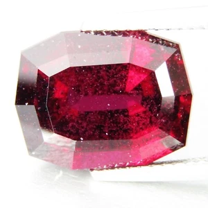 Cojín granate rodolita natural de 9,56 quilates colección de piedras preciosas corte personalizado - Imagen 1 de 4