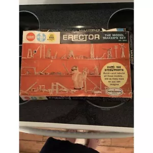 erector set the Model Makers Set no 10251 Gilbert Company. Original metal - Picture 1 of 10