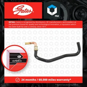 Heater Hose fits VOLVO S70 874 2.3 96 to 00 Coolant Gates 9186849 Quality New - Picture 1 of 2