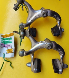 VINTAGE LIGHT ALLOY BRAKE CALIPERS MODOLO CORSA BRAND FRENI BICI VINTAGE - Picture 1 of 16