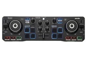 Hercules DJ Double Deck Controller DJCONTROL STARLIGHT Black Musical Instrument - Picture 1 of 12