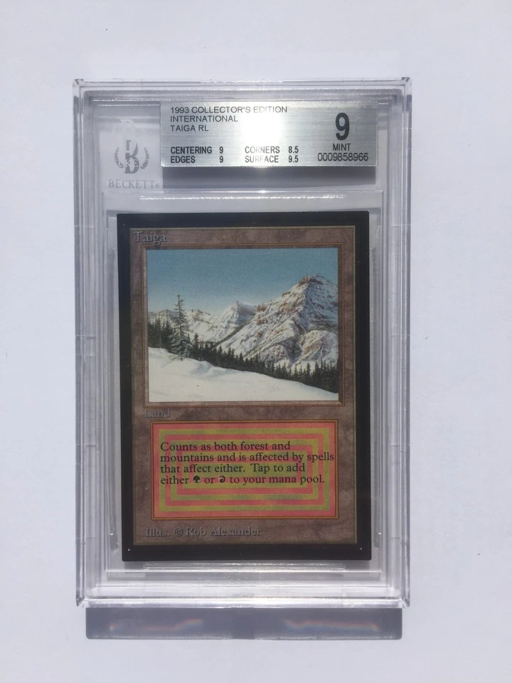 BGS 9 | Taiga | MtG Collectors International Ed | [9, 8.5, 9, 9.5] - Image 1 of 2